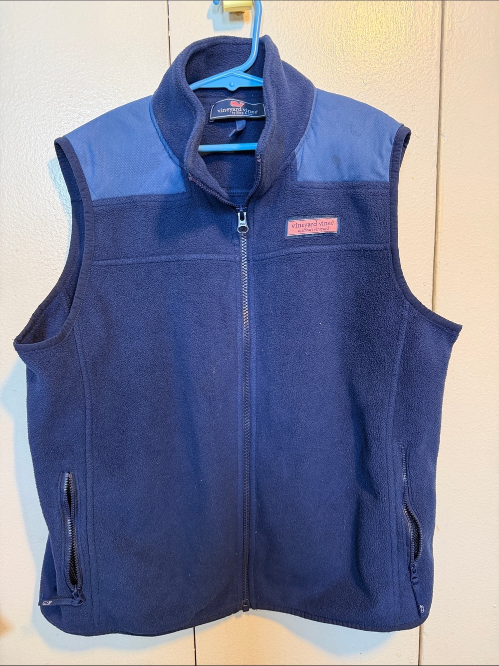 Vineyard Vines boys Deep Navy Fleece Vest